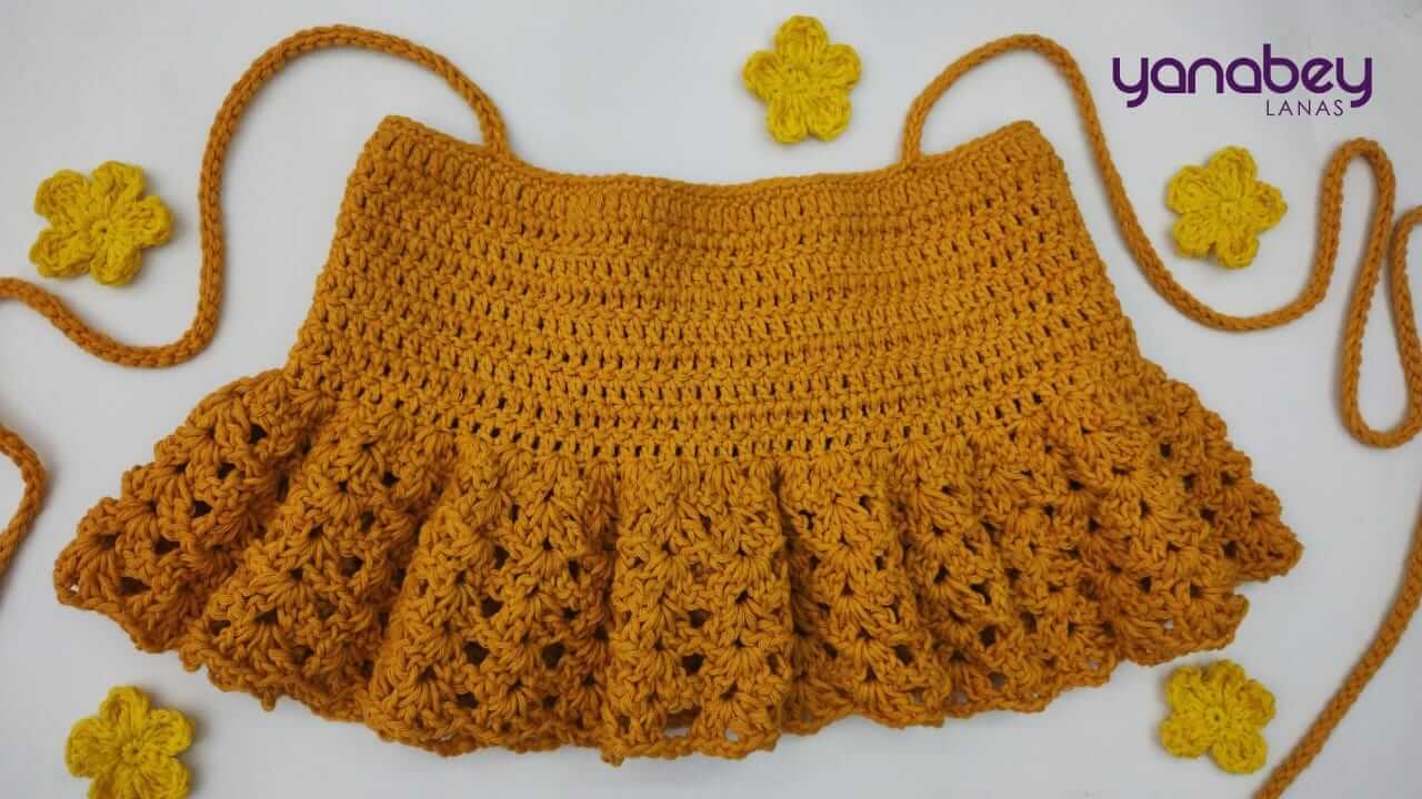 Top Crochet Con Volados